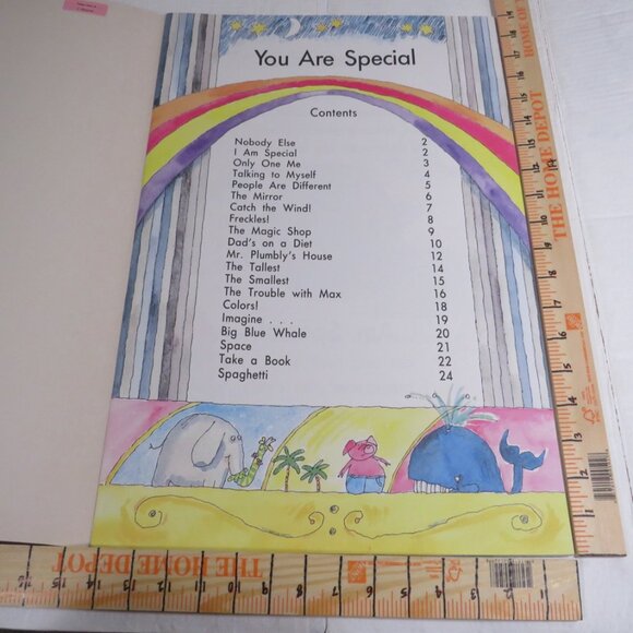 Rhymes to Read (almost 2 feet tall) YOU ARE SPECIAL book (LIKE NEW CONDITION) - Picture 3 of 10